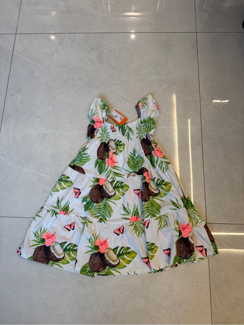 Nanai Infantil Coconut Tropical Dress